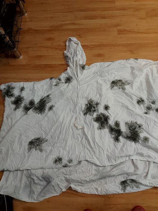 Maskowanie zimowe peleryna