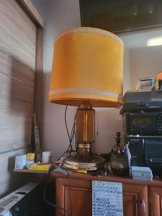 Lampa stołowa z hotelu Viktoria Sprawna