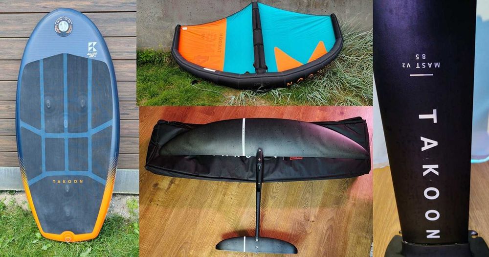 wing foil zestaw - sprzęt do sportów wodnych | OLX Sport i Hobby