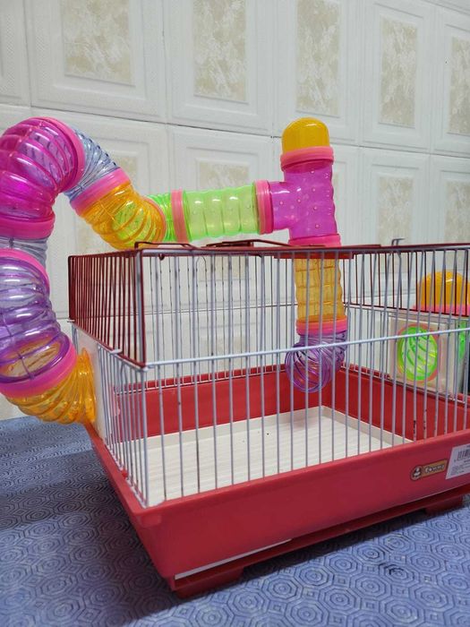 Gaiola para Hamster com tubos