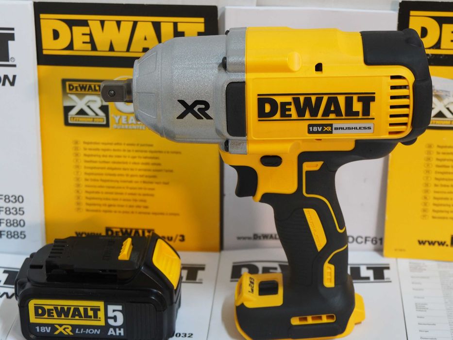 Zestaw Klucz udarowy DEWALT DCF 900 + bateria 18v 5ah moc 1898Nm