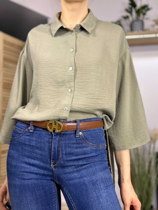 Oliwkowa damska koszula Tu rozmiar 40