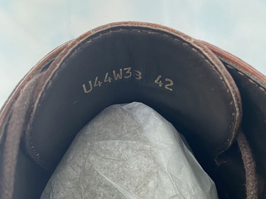 Туфлі Geox 42 р шоколад чоловічі броги, оксфорди, дербі