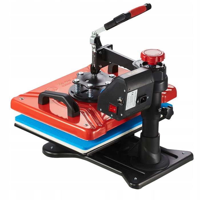 Prasa termiczna VEVOR 38X30 cm 10 W 1 czerwona