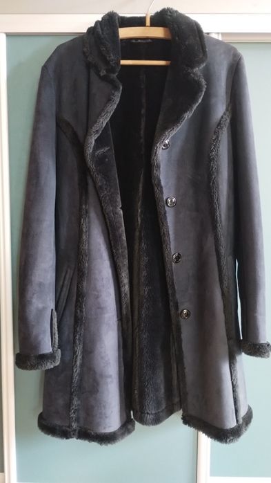 Polski kożuch ekologiczny 38 damski