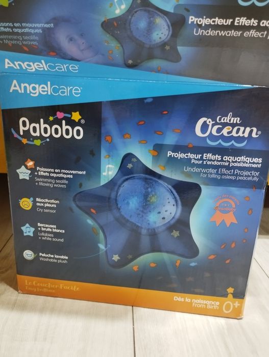 Lampka nocna PABOBO projektor Pluszowa Gwiazda