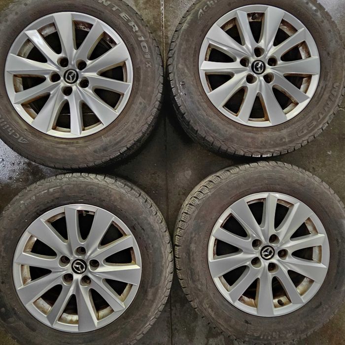 4szt felgi aluminiowe używane 7x17 ET50 5x114,3x67,1 Mazda CX5