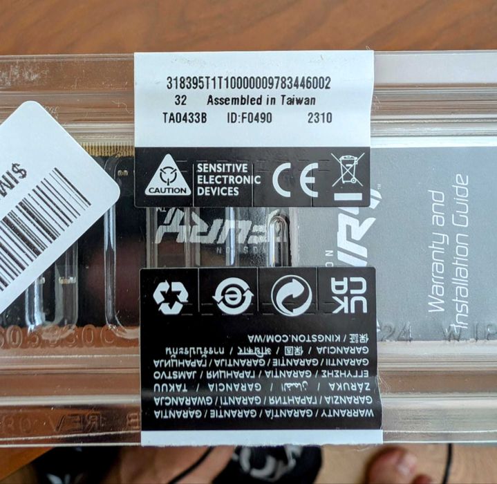 Оперативна пам'ять Kingston Fury SODIMM DDR4-3200 16384 MB PC4-25600