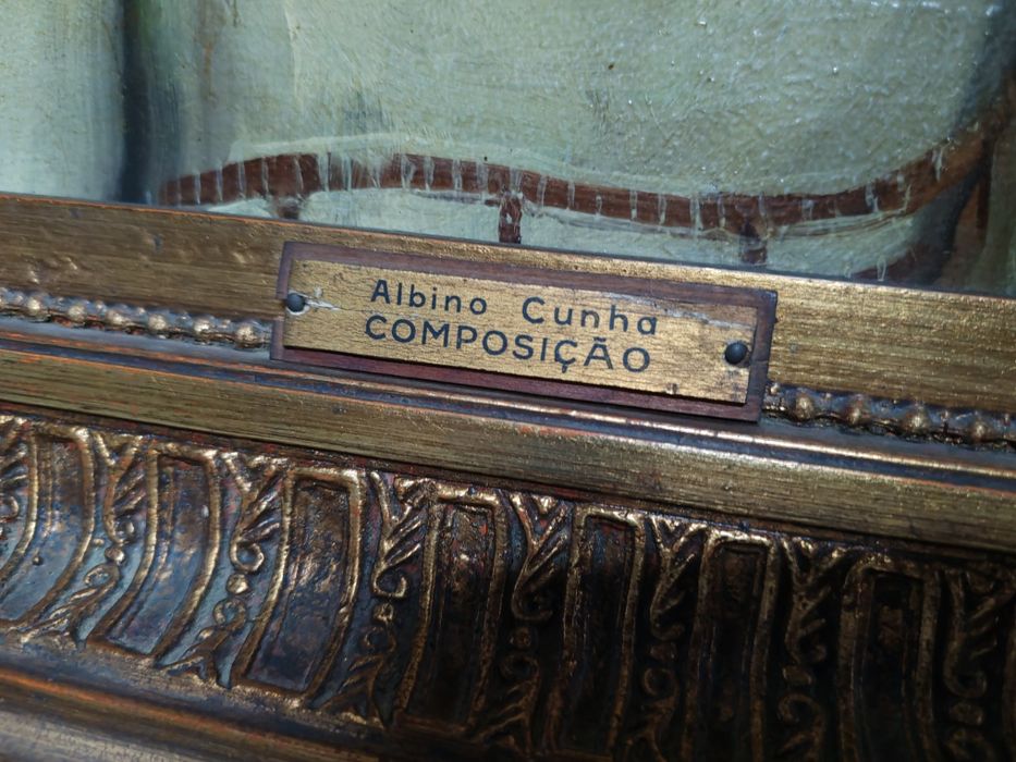 Quadro Albino Cunha 1915 - Óleo sobre tela