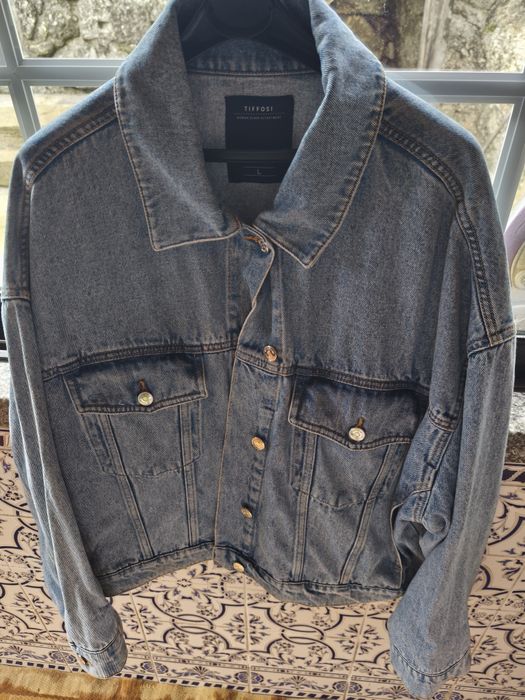 Casaco novo de ganga da Tiffosi tamanho L