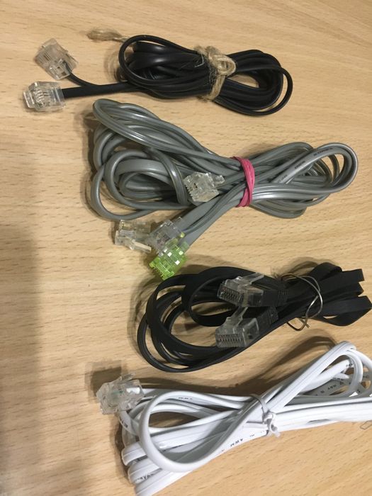 Телефон стационарный EUROLINE Easy to use Made in PRC, шнур телефонный