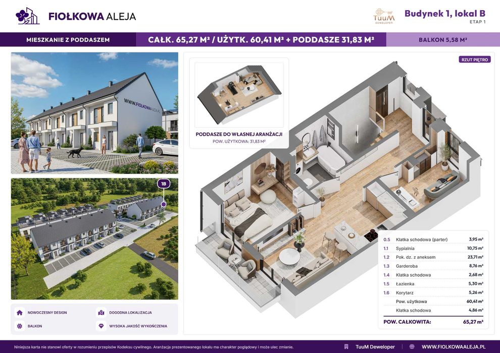 Dwupoziomowe 97m2 Bezczynszowe St Deweloperski 2m pos w cenie EXTRA !!!