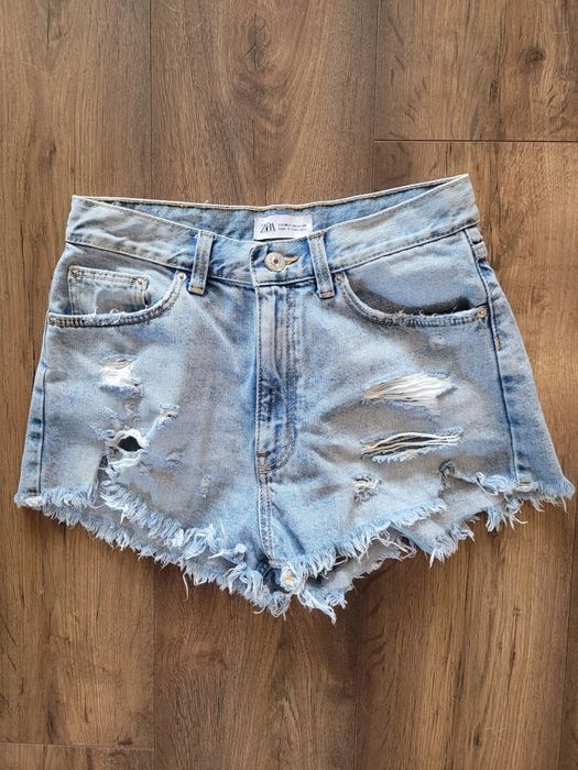 Spodenki jeansowe szorty Zara