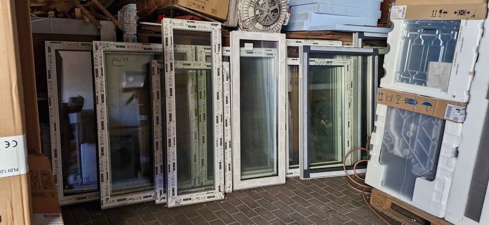 Okno FIX nieotwierane PCV 147x92cm ANTRACYT