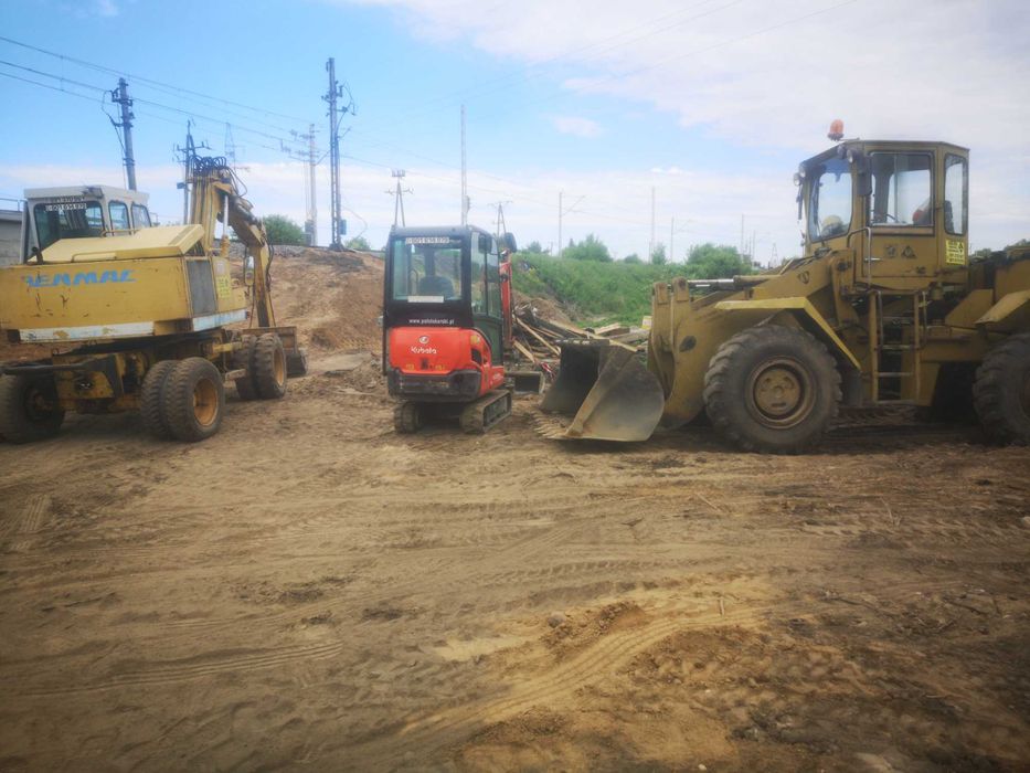 Usługi sprzętem budowlanym