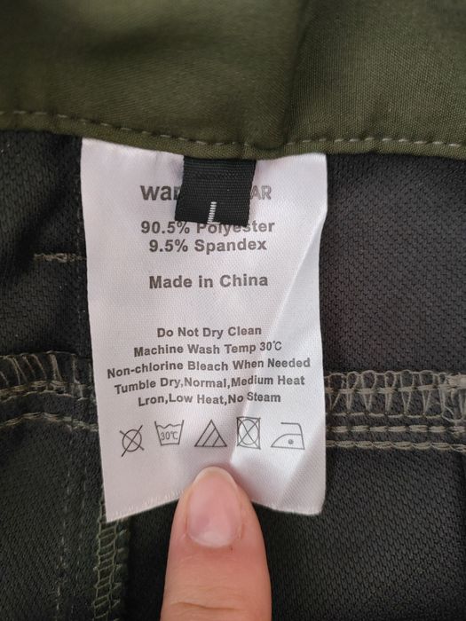 Męskie wojskowe spodnie