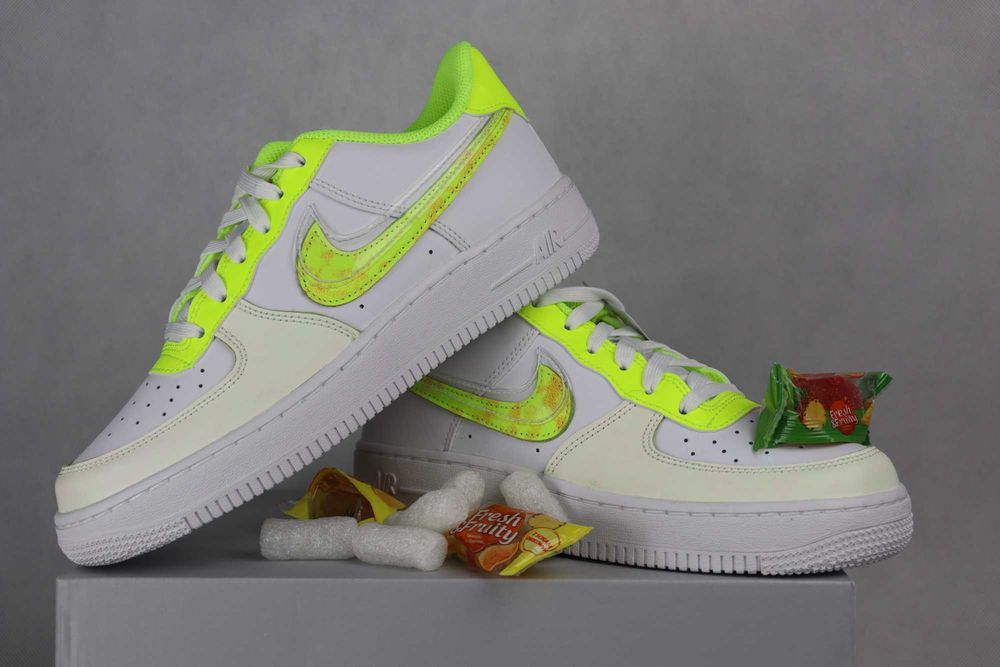 Nike Air Force 1 Low White Citrin 38 *NOWE*