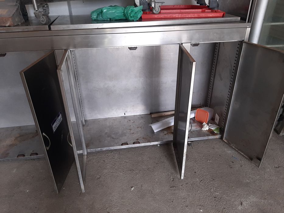 Bancada ou armario totalmente fechado