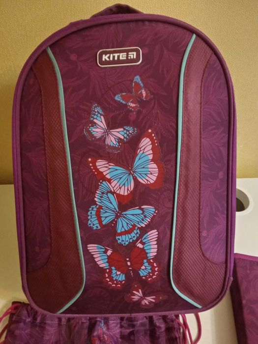 Рюкзак шкільний, пенал, сумка для взуття  ТМ Kite + подарунок