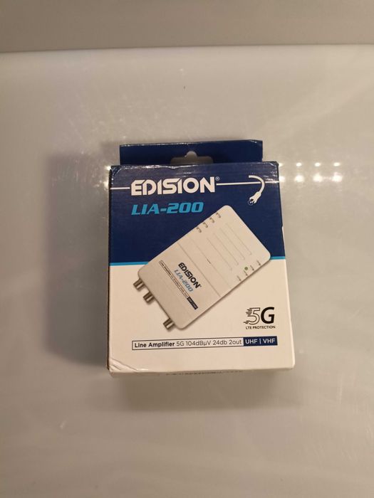 EDISION LIA-200 UHF/VHF wewnętrzny wzmacniacz telewizyjny 12-24db