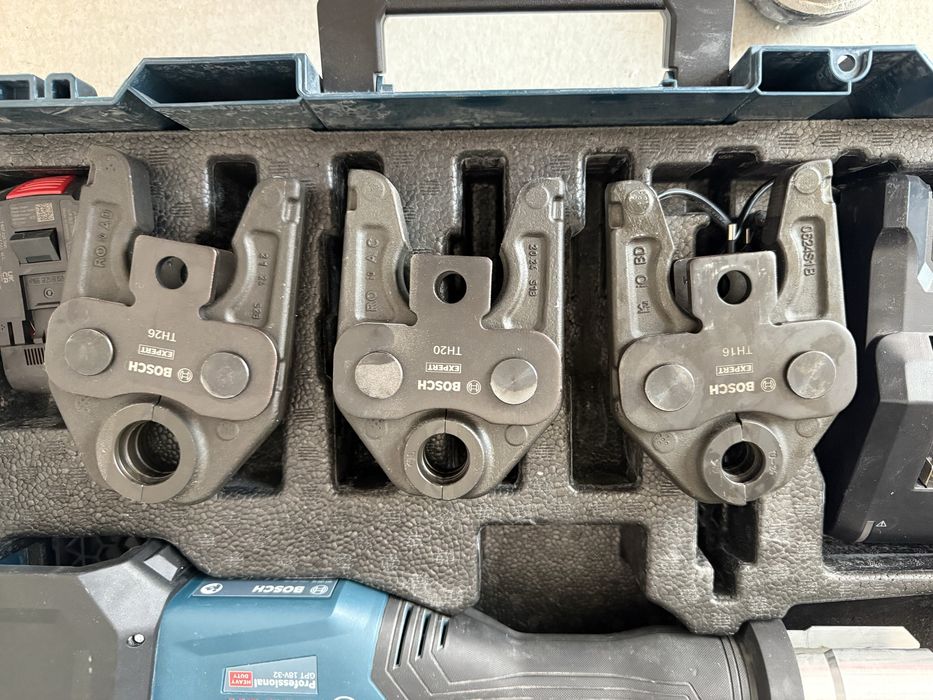 Bosch GPT 18V-32 zaciskarka prasa pex miedź
