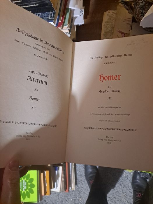 Homer: Die Anfänge der hellenischen Kultur" (Homer: Początki