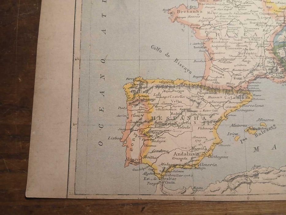 Mapa Europa 1648-1715 (Final do Séc XIX, Início do Séc. XX)