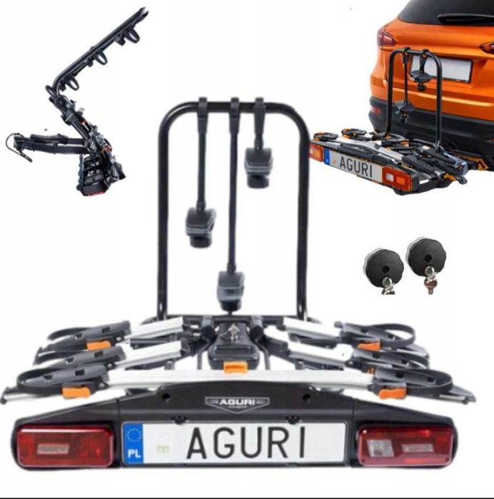Aguri ACTIVE BIKE PRO 3 Bagażnik rowerowy na hak