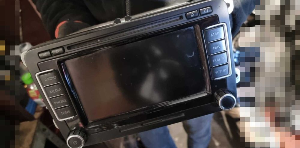 Radio nawigacja wyświetlacz NAVI VW Golf Tiguan Caddy Jetta Seat Audi