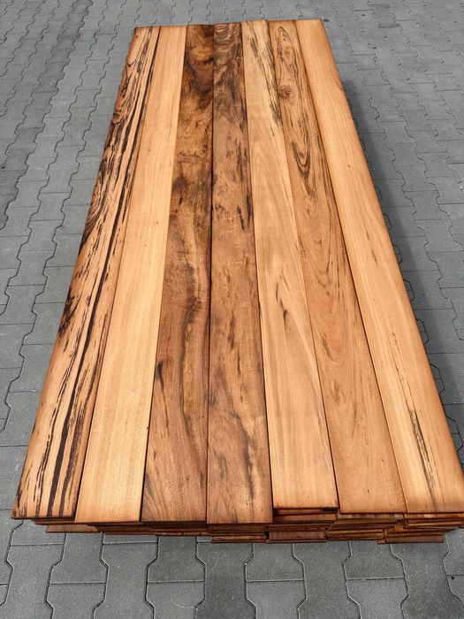 Deska Tarasowa egzotyczna Gładka TIGERWOOD 21x145  Fas KD