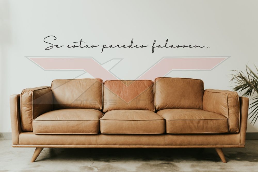 Frases e Desenhos Personalizáveis em Vinil Autocolante para Parede