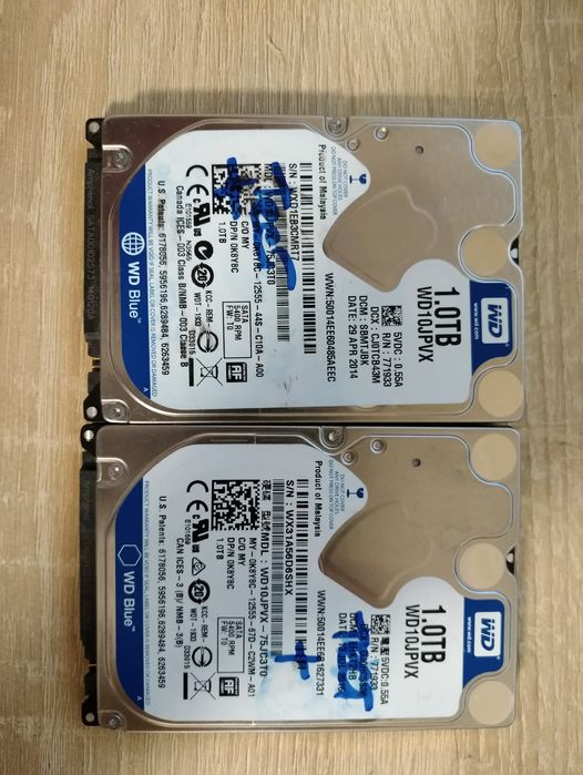 Накопичувач hdd 1Tb 2.5 Wd blue sata3 жорсткий диск