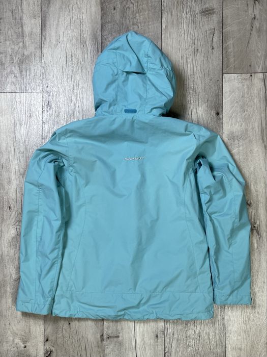Mammut dry-tech куртка ветровка L размер женская трекинговая бирюзовая