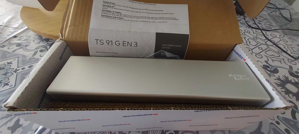 Mola TS91G DORMAKABA para porta corta fogo