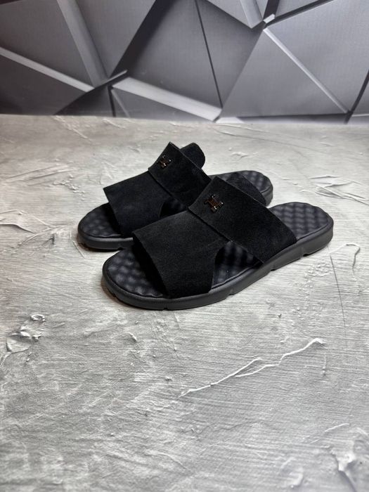 Чоловічі замшеві шлопанці Bellmor Black