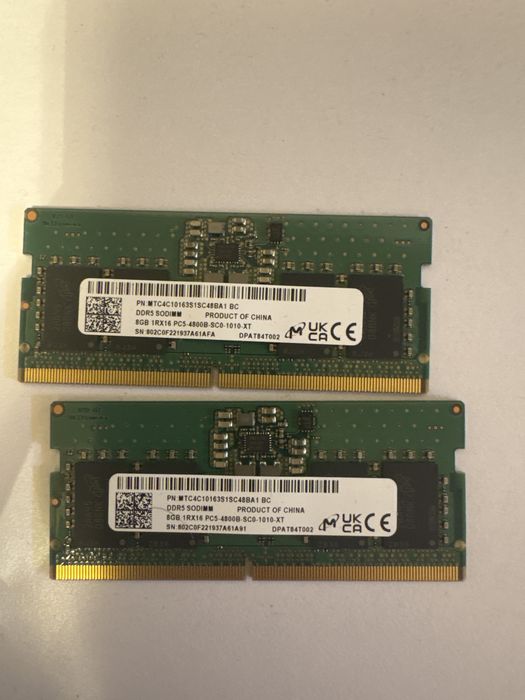 Lenovo Pamięć ram ddr5 so-dimm 2x 8gb