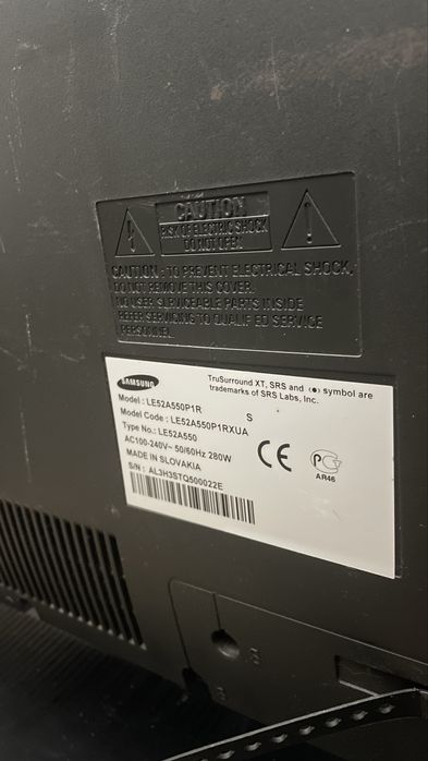 Продам телевизор Samsung на запчасти