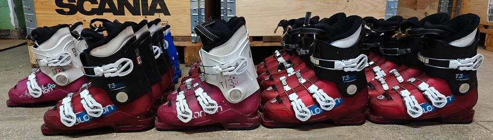 Pakiet butów narciarskich Salomon  Junior (130 zł/ 25€) 14 X buty