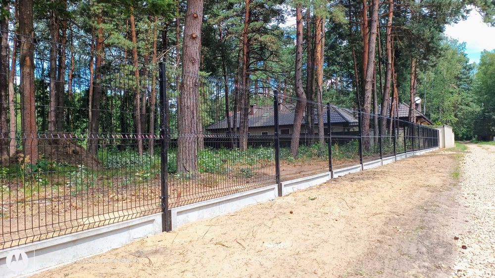 Ogrodzenie panelowe 3D 173 cm Śląsk montaż