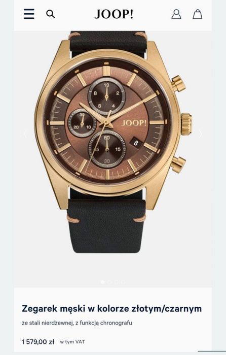 Zegarek JOOP, mechanizm SEIKO