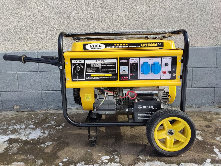 Генератор бензиновий 7,5 кВт 220V