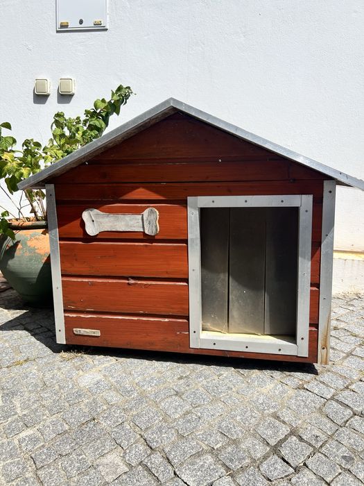 Casota madeira  cão médio