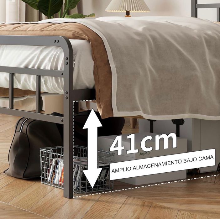 Cama de Casal de Ferro – NOVA NA CAIXA