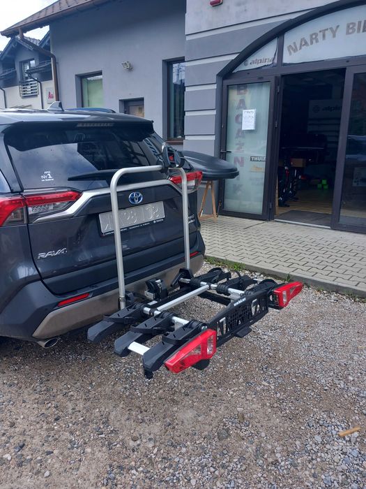Bagażnik rowerowy na hak, platforma rowerowa - aż 72 kg nośności. Doskonały do przewożenia rowerów elektrycznych, karbonowych..