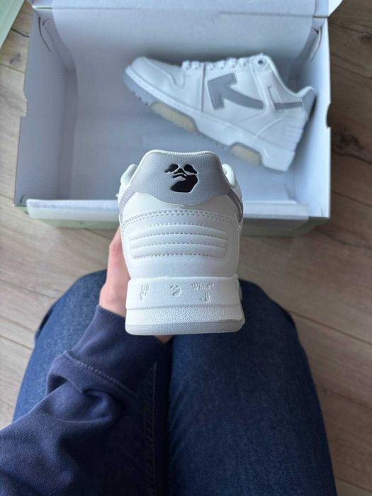 [БЕЗ ПЕРЕДПЛАТ]Кросівки Off-White Out of office Grey сірі офвайт офіс