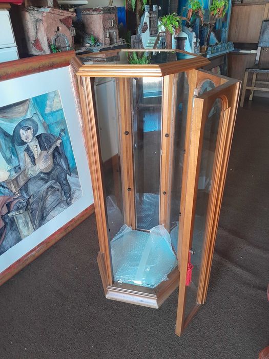 Vendo vitrine com 2 parteleiras de vidro,porto