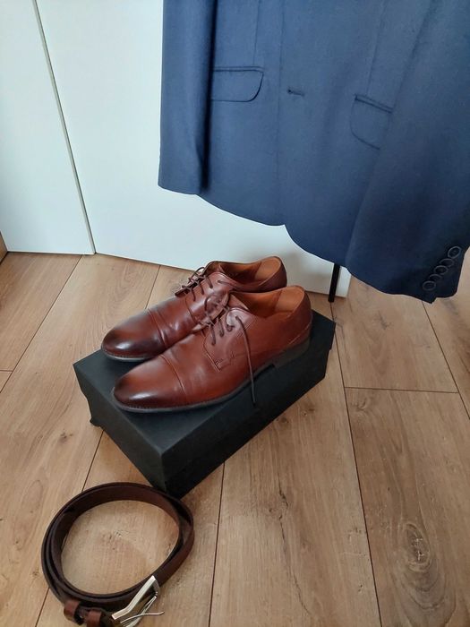 Garnitur granatowy Giacomo Conti męski