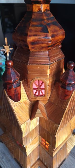 Kościół stary drewniany model