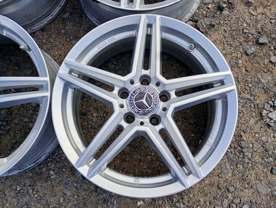 Mercedes VW Audi 17cali 5x112 7Jx17H2 ET48,5 Idealny stan + czujniki
