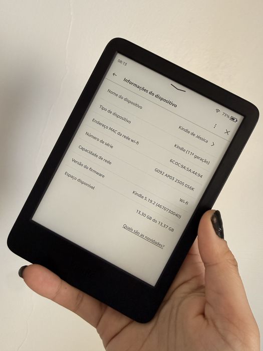 Kindle 11ª Geração (Modelo 2022) - Como Novo!